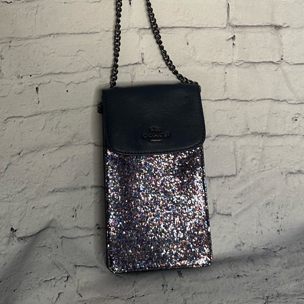 Coach glitter crossbody